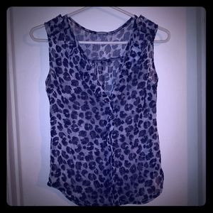 Animal print blouse